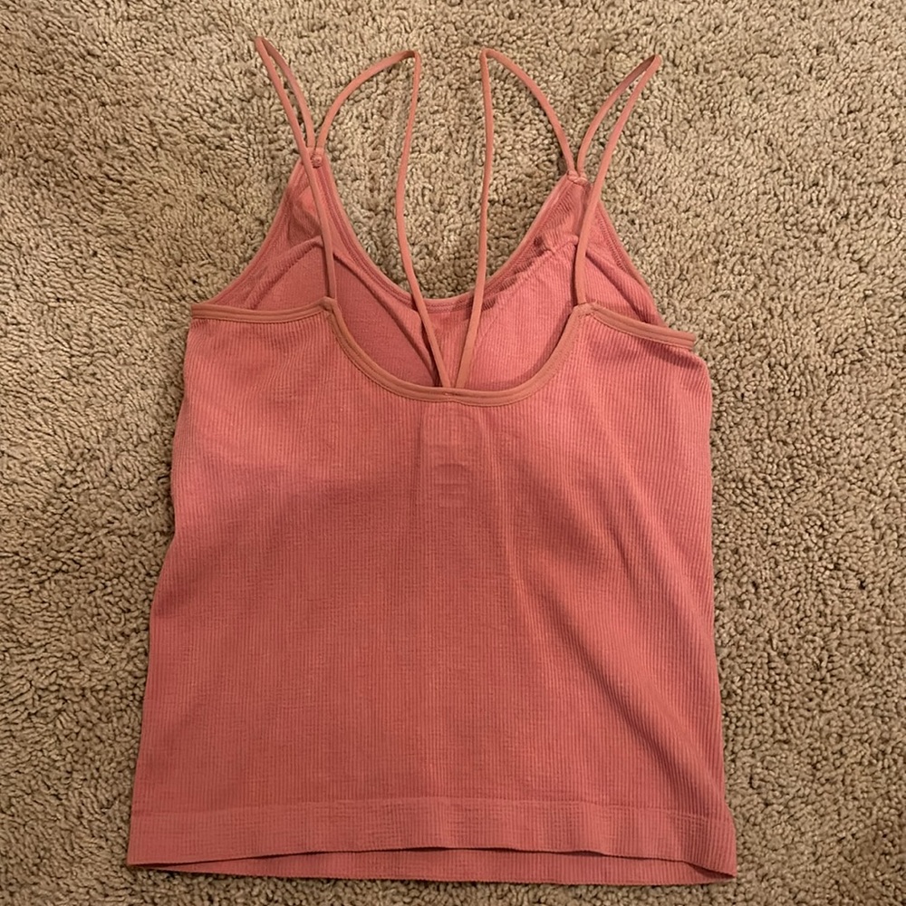 Pink Padded Tank Top - Picture 4 of 6